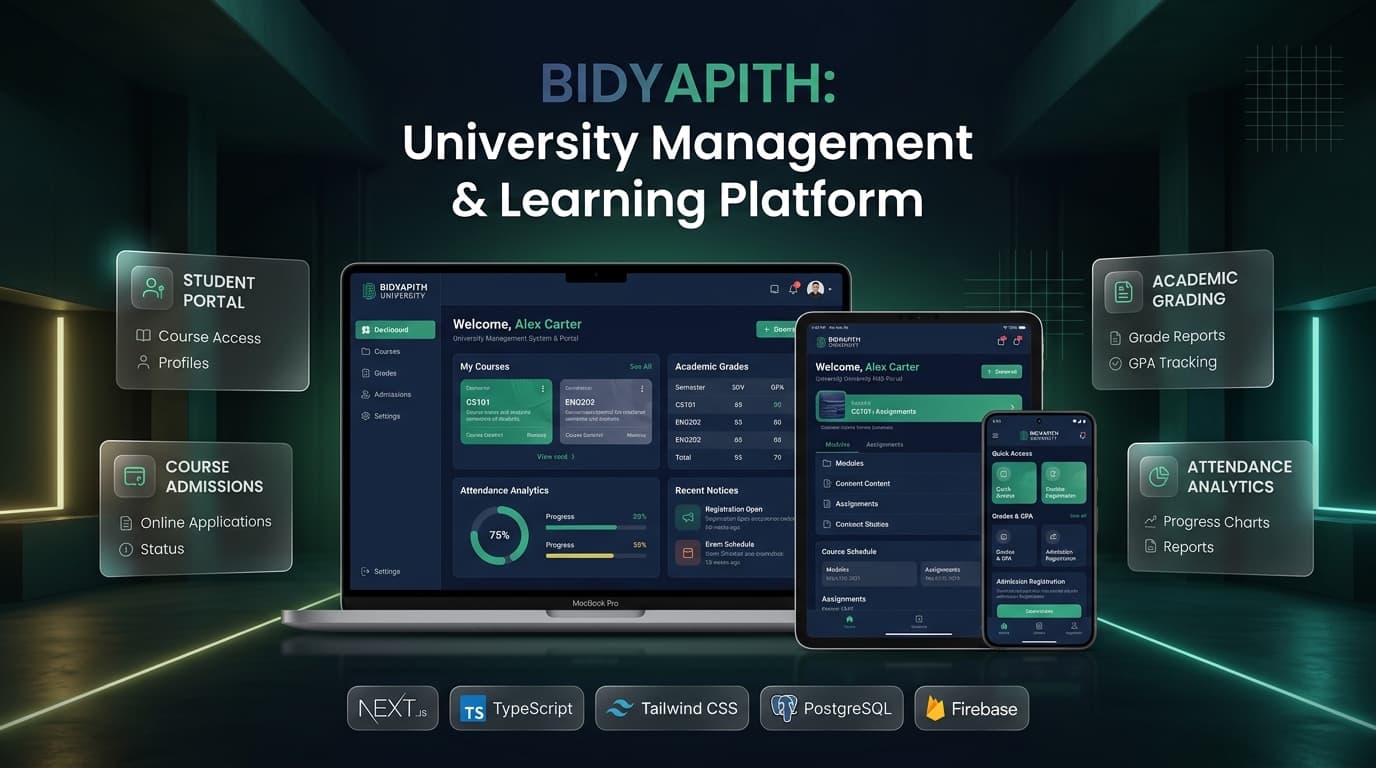Bidyapith — University Management & Learning System project preview
